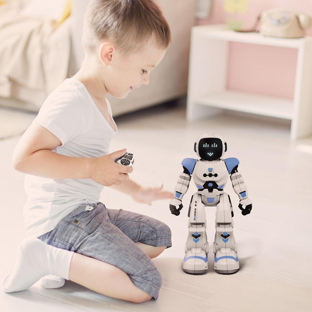 - Robbie | Robot Enfant | Robot Telecommande Et Programmable Jusqu'À 50 Actions | Jouet Enfant 5 Ans Garçon | Jouet Fille 5 Ans Et Plus