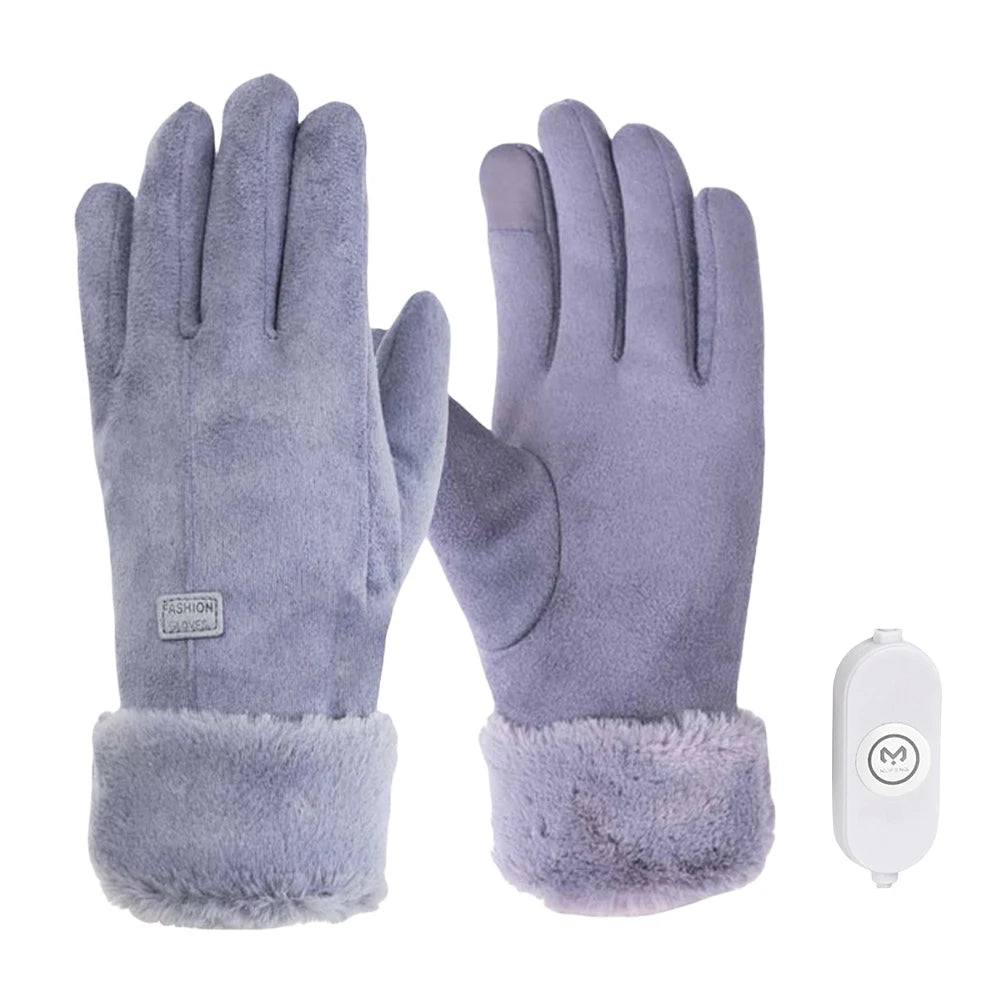Electric Warm Gloves 3 Gear Adjustment Motorcycle Heated Gloves 10000Mah Motorbike Racing Riding Gloves Windproof Touch Screen