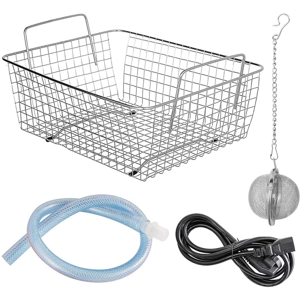 Nettoyeur À Ultrasons Professionnel 6 L, Bac Ultrasons Avec Chauffage, Minuterie Et Bouton De Commande, Appareil De Nettoyage Ultrasonique En Acier Inoxydable, Pour Bijoux Lunettes Montres