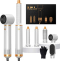 Airbrush 5 En 1 Seche Cheveux 5 En 1, Brosse Soufflante 5 En 1 Avec Seche Cheveux Boucleur, Brosse Souflante, Thermal Brush, Air Styler 5 En 1 Pour Sécher, Boucler, Lisser, Cadeau Noel Femme