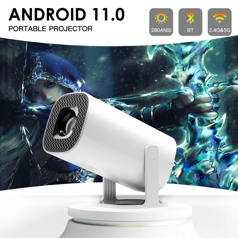 Mini Projecteur 4K Wifi Bluetooth – Android, Home Cinéma Portable