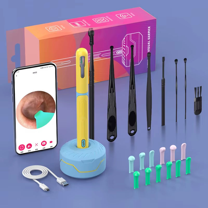 Otoscope Caméra Nettoyeur D'Oreille HD — Sans Fil