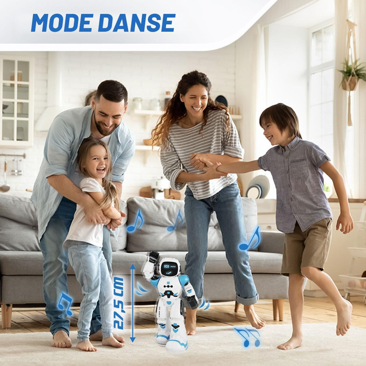 - Robbie | Robot Enfant | Robot Telecommande Et Programmable Jusqu'À 50 Actions | Jouet Enfant 5 Ans Garçon | Jouet Fille 5 Ans Et Plus
