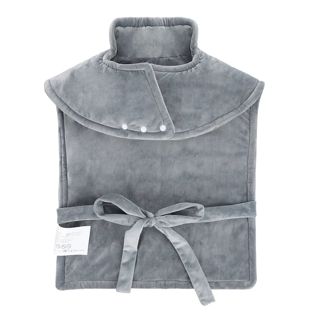 Electric Heating Pad Wrap Vest for Neck and Shoulders Winter Body Warmer Whole Back Heating Pads Heating Shawl Keep Warming
