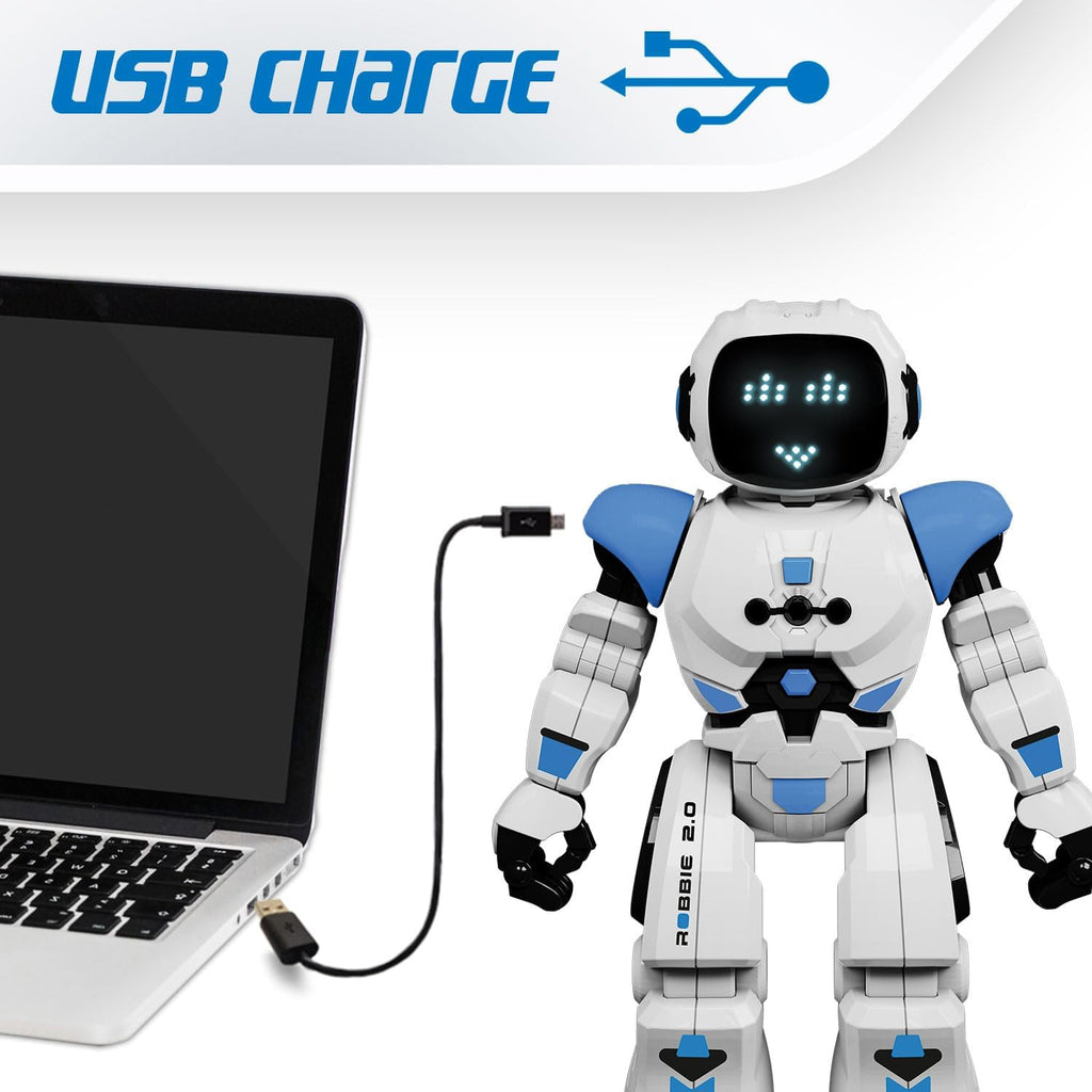 - Robbie | Robot Enfant | Robot Telecommande Et Programmable Jusqu'À 50 Actions | Jouet Enfant 5 Ans Garçon | Jouet Fille 5 Ans Et Plus
